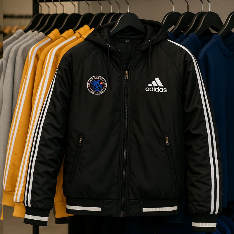 کاپشن مردانه مشکی آدیداس مدل Kameron