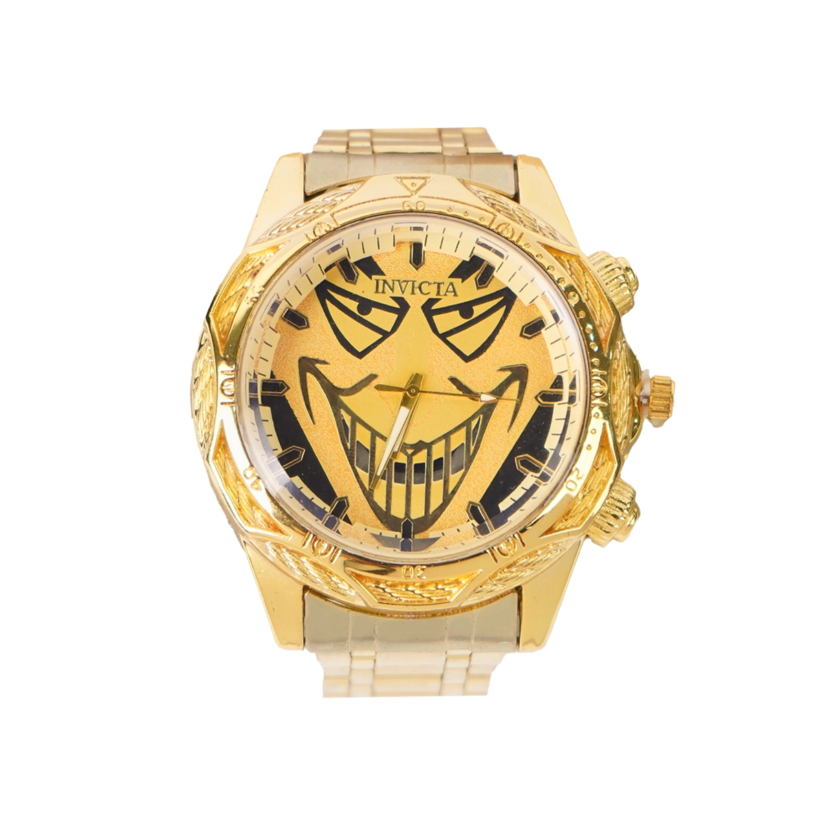 ساعت invicta طرح جوکر طلایی
