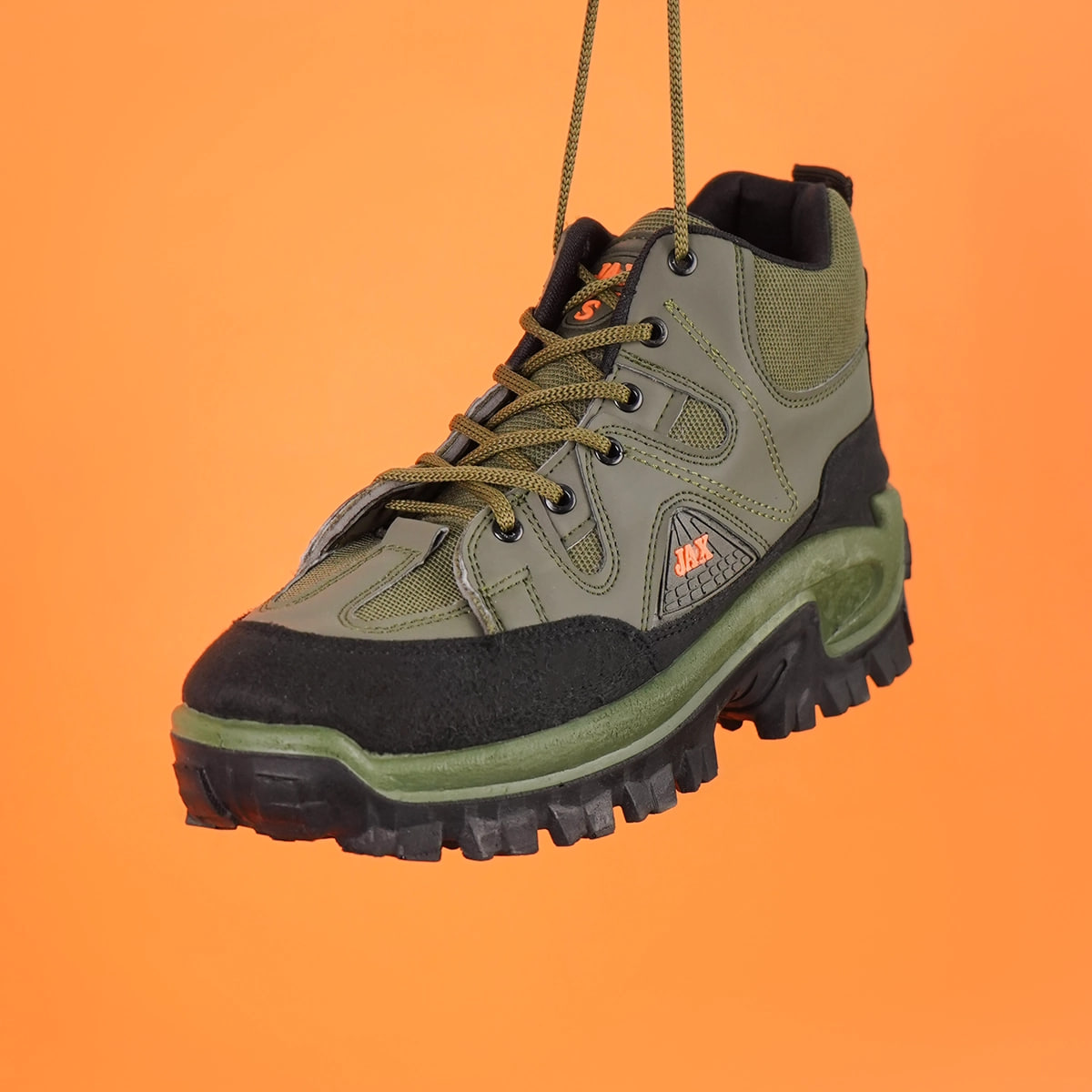 کفش ساقدار مردانه سبز مدل JAX