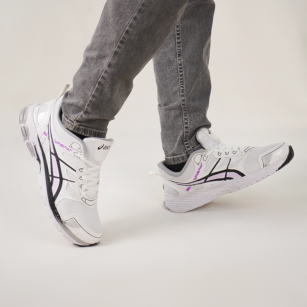 کفش ورزشی مردانه سفید صورتی مدلRadman