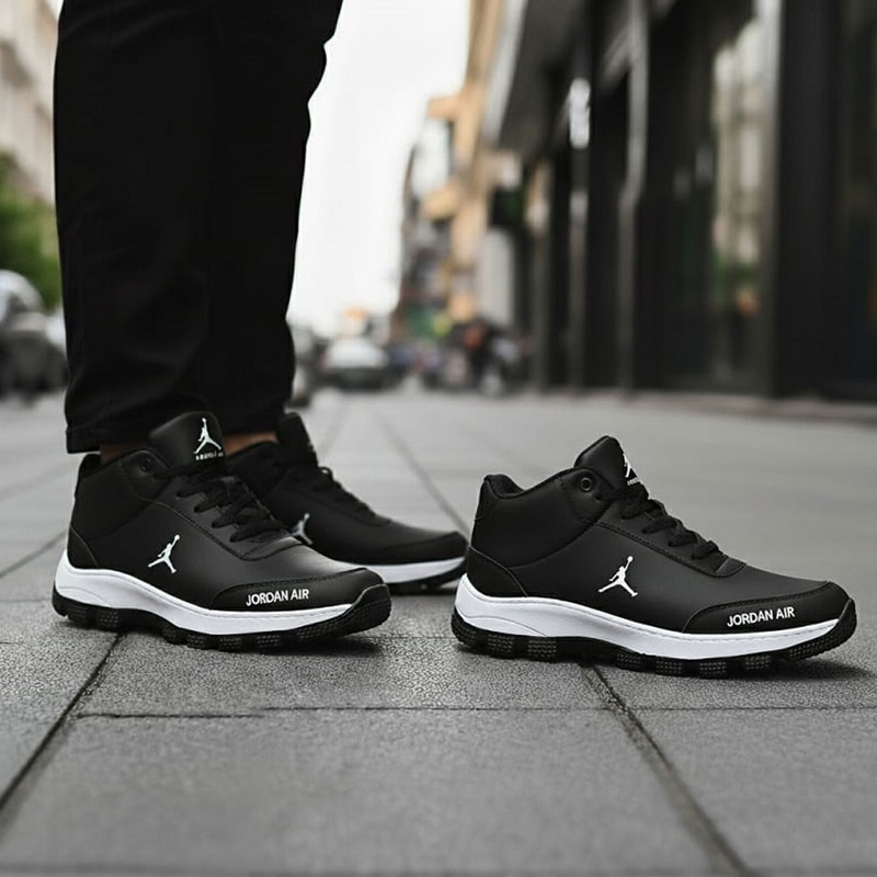 کفش اسپرت مردانه جردن مشکی مدل Avin