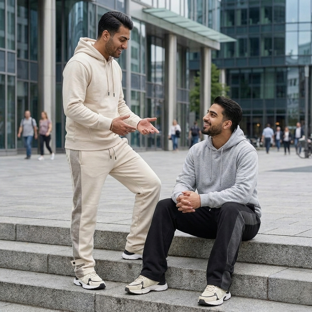 شلوار بنگال مردانه نوار پهن پایین دکمه مدل Mehrad-مشکی