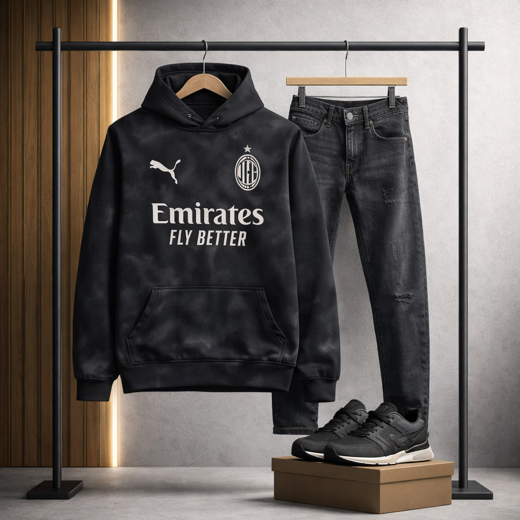 هودی مدل آث میلان-مشکی