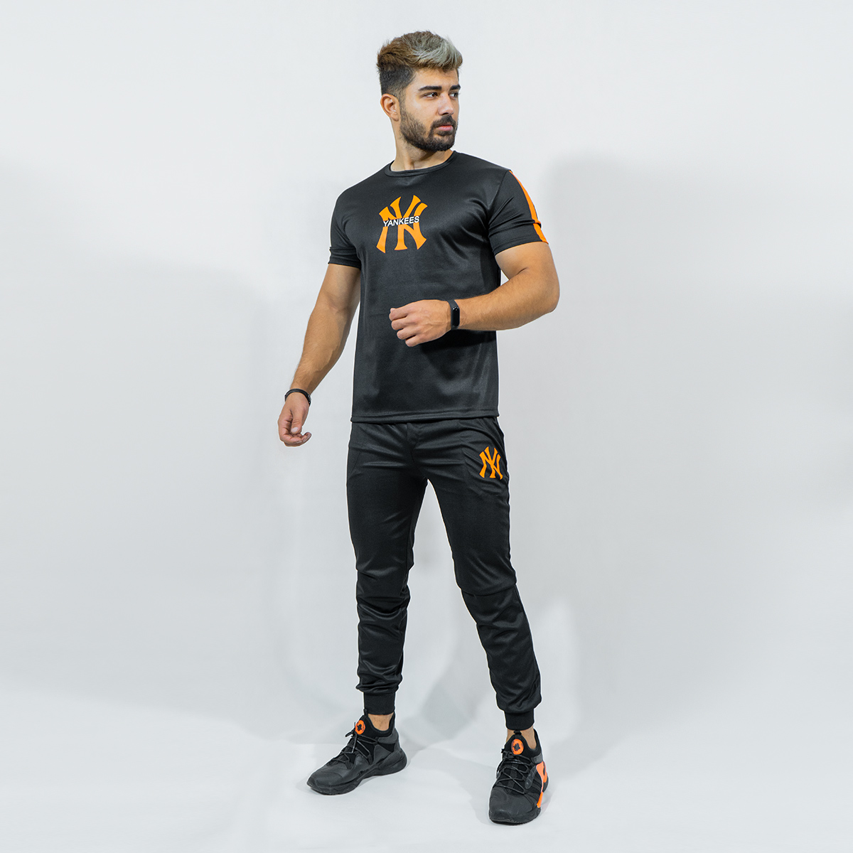 ست تیشرت شلوارYankees مردانه مدل Nayan