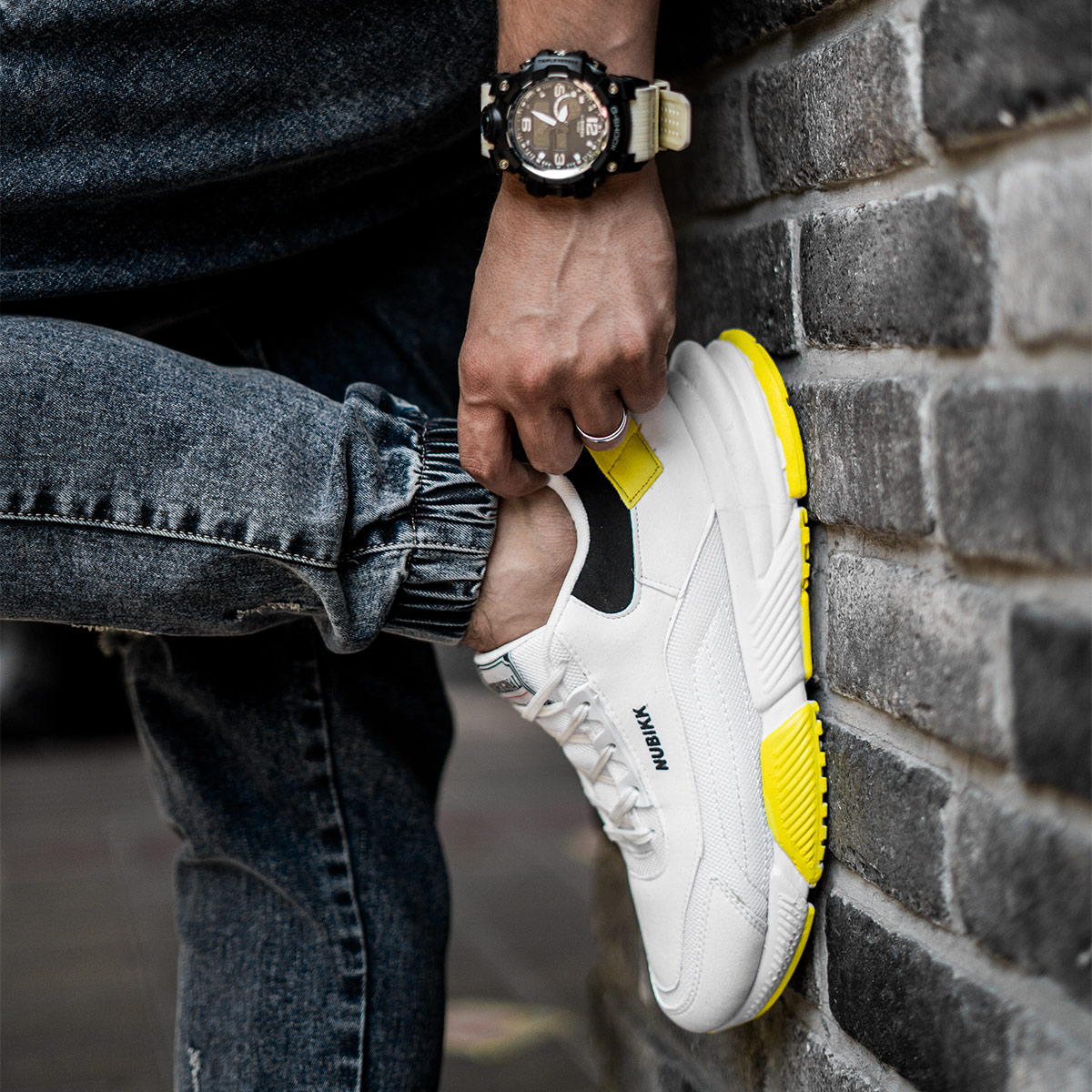 کفش ورزشی Nubikkمردانه سفید مدل Garison