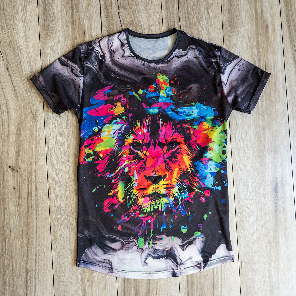 تیشرت مردانه مدل Lion