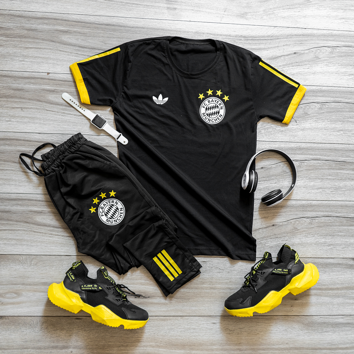 ست تیشرت شلوار بایرن مونیخ مردانه مدل Farshad