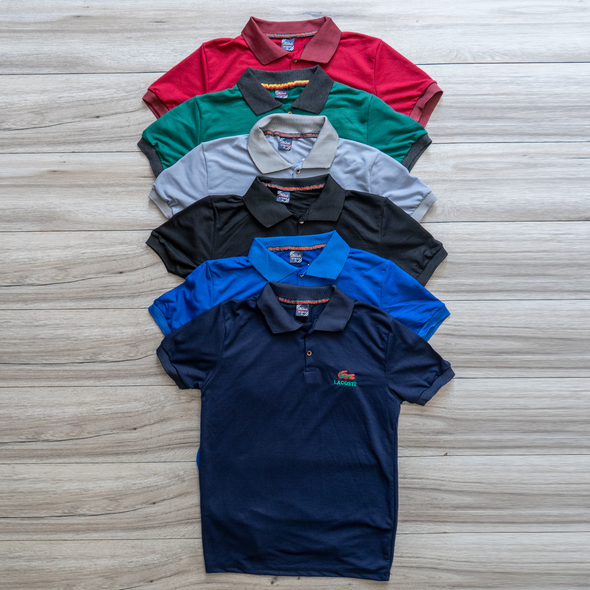 تیشرت Lacoste مردانه زرشکی مدل Casio