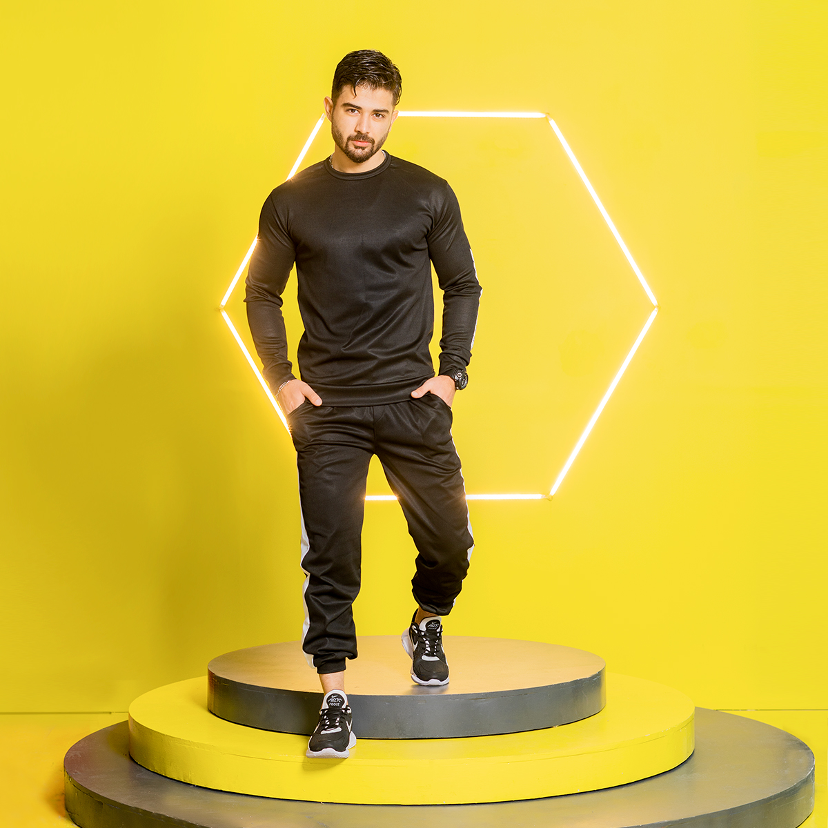 ست آستین بلند شلوار مردانه مدل Paki