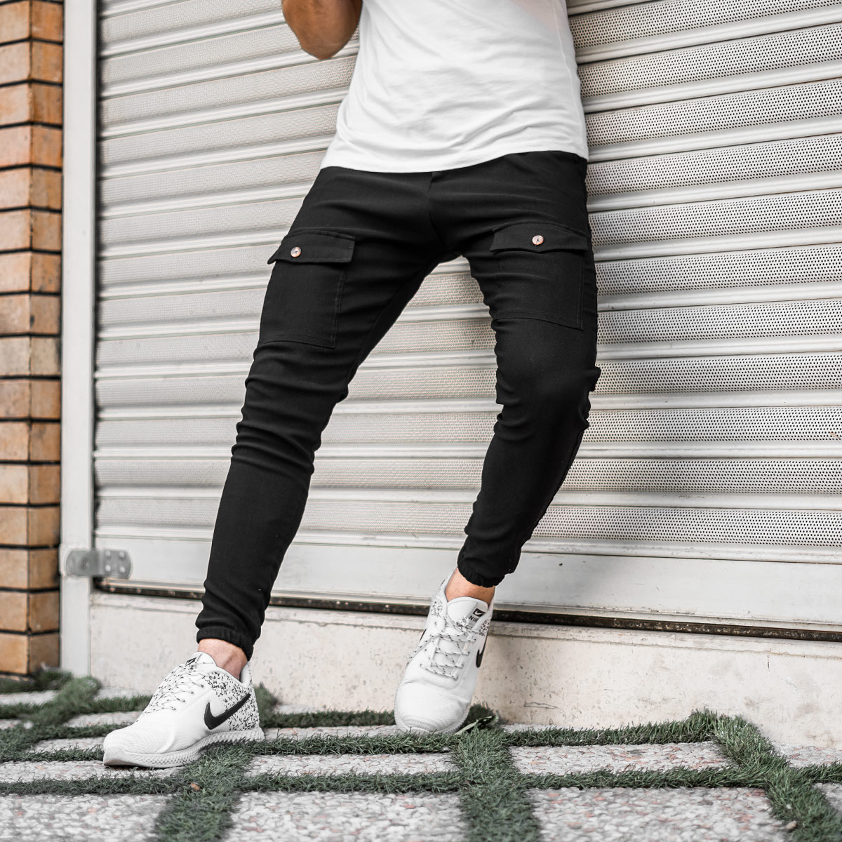 شلوار اسلش مشکی مردانه مدلNitan