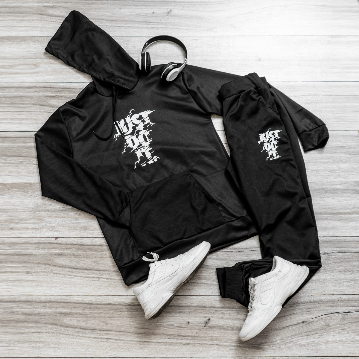 ست هودی شلوار Just Do It مردانه مدلFoji